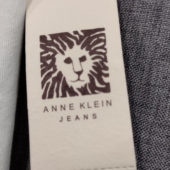 NWT Anne Klein Skinny Ankle Jeans Womens 4 White Embroidered Floral Retro 90s - Picture 8 of 11